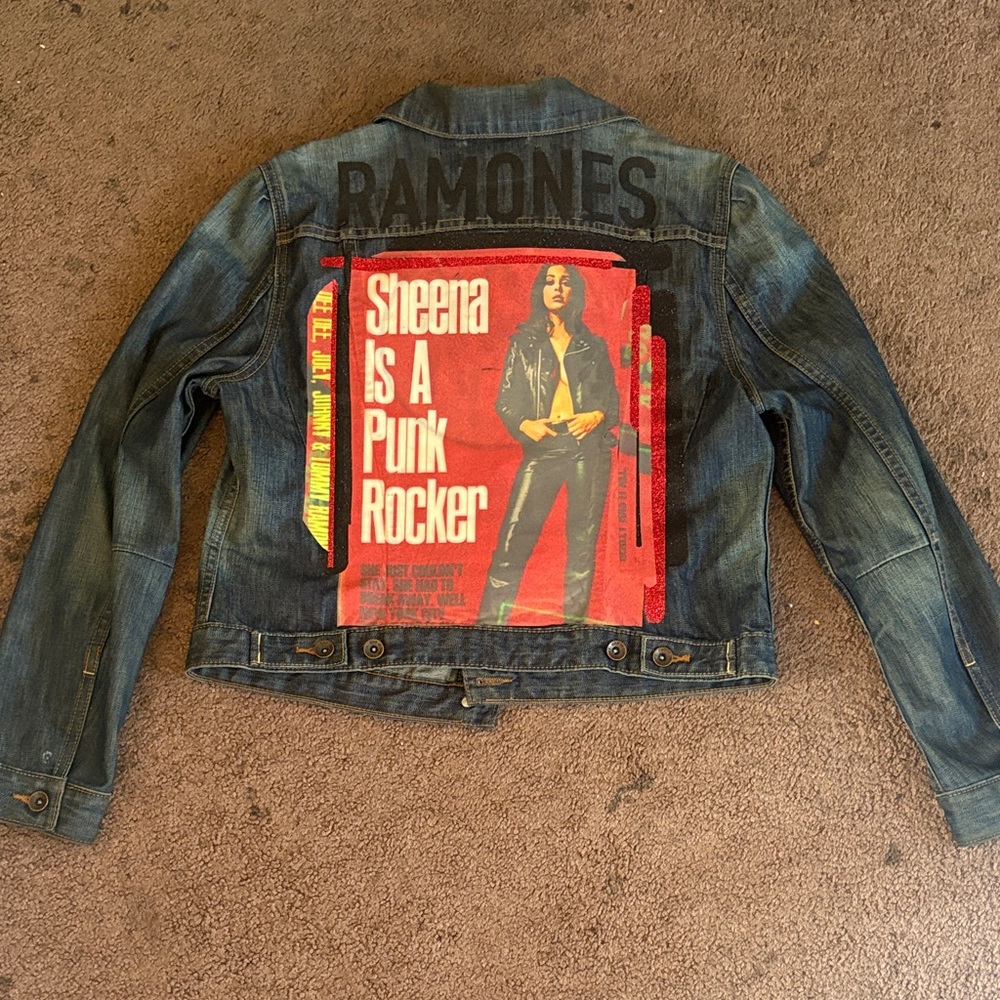 Custom Ramones Wrangler Denim  size Sm final sale price.